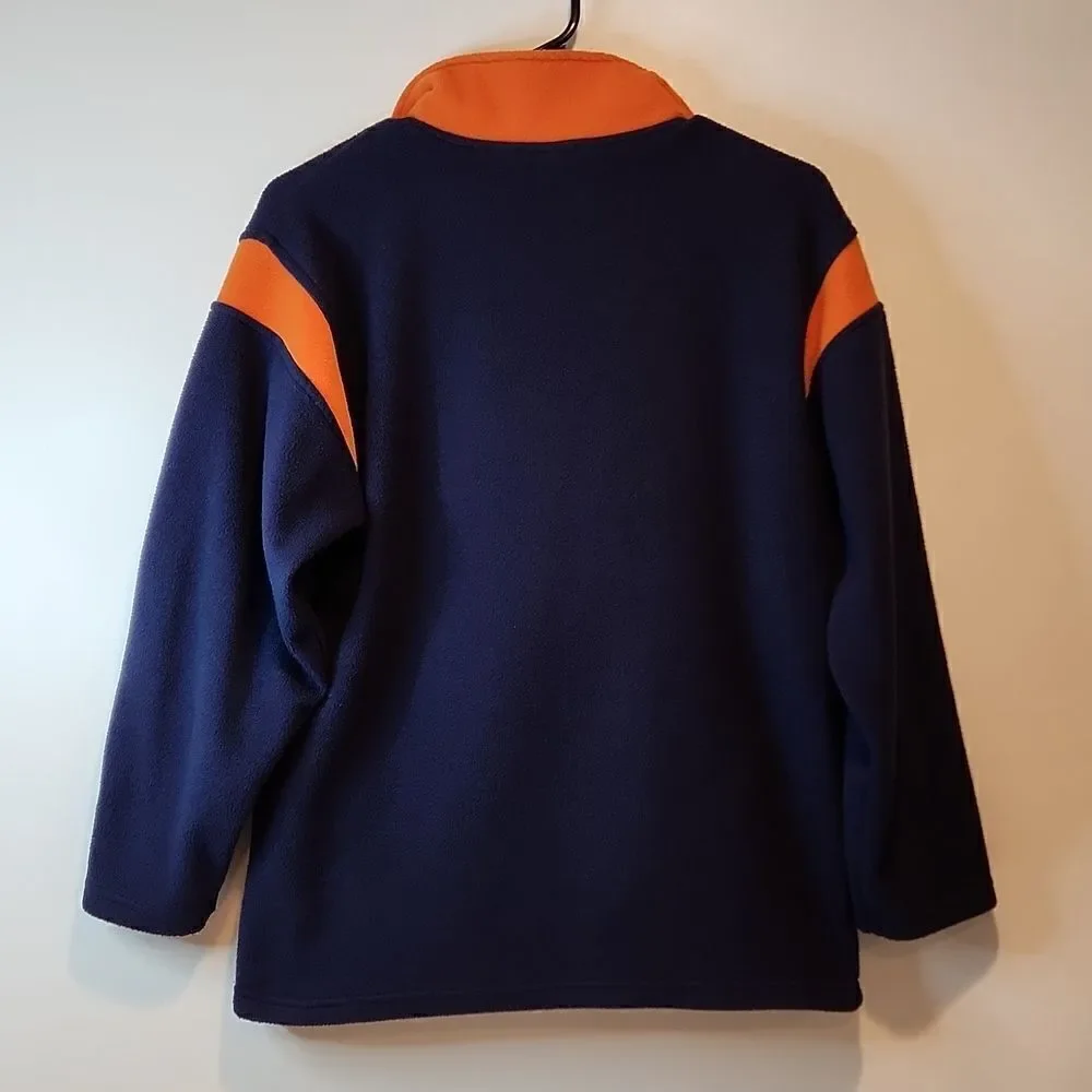 Official NFL Team Apparel Denver Broncos 1/4 Zip Fleece Youth Size 14/16 EUC